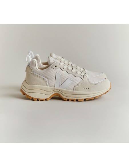 Tênis VEJA Feminino Venturi II Hexamesh Gravel Branco VEJA - VERT Oficial