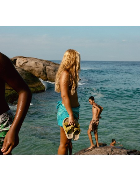 Sandália VEJA Masculina Arpoador suede liquor ocre - VERT Oficial