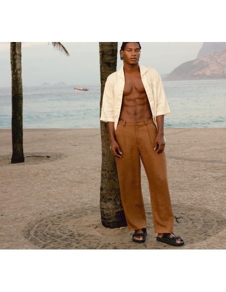 Sandália VEJA Masculina Arpoador suede preta - VERT Oficial