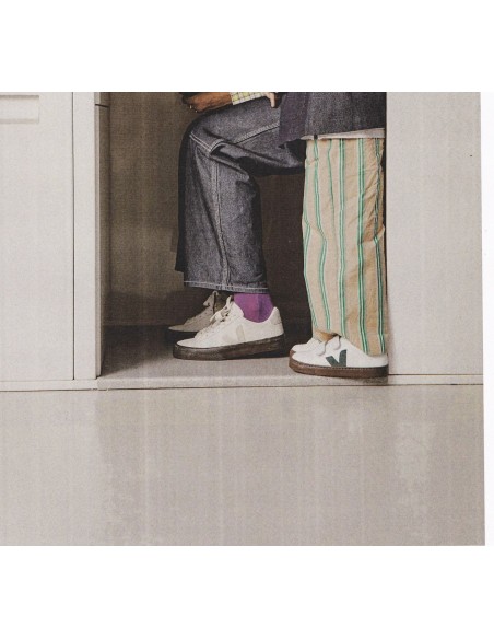 Tênis VEJA Feminino Campo Bold camurça bege e marrom VEJA - VERT