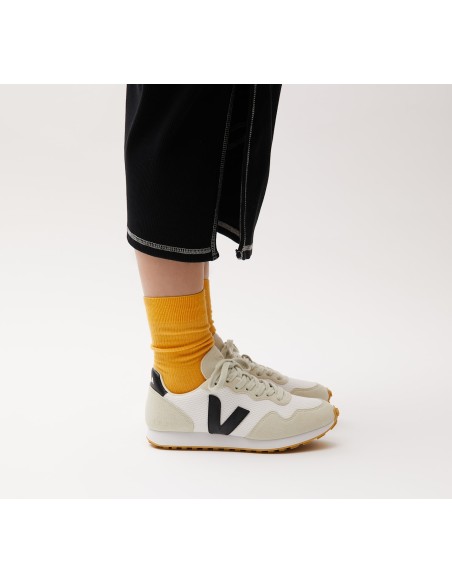 Tênis VEJA Masculino Sdu Alveomesh Branco Preto Natural VEJA - VERT Oficial