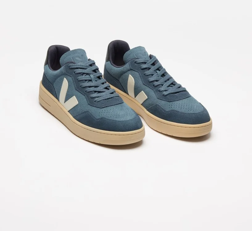 Tênis VEJA Feminino V-90 Suede California Pierre VEJA - VERT Oficial 2