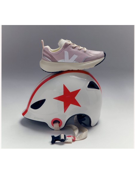 Tênis VEJA Infantil Canary Mini - Alveomesh Parme Branco - VEJA - VERT Oficial