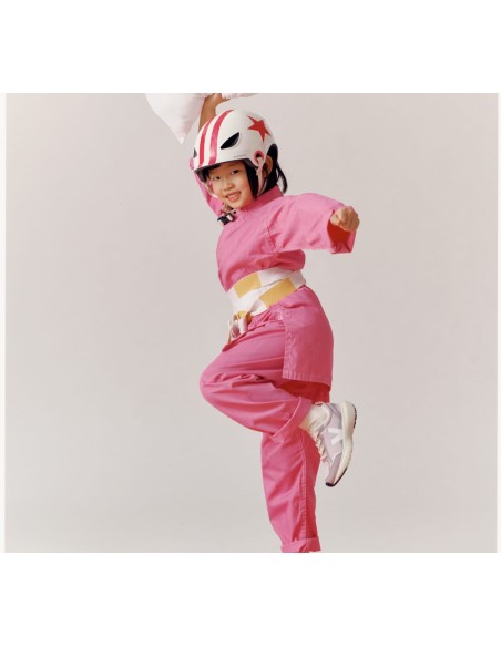 Tênis VEJA Infantil Canary Mini - Alveomesh Parme Branco - VEJA - VERT Oficial