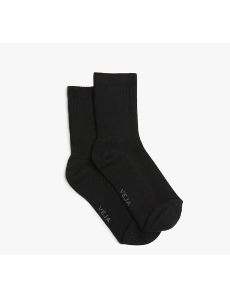 Meia VEJA Everyday Algodão Preto | Acessórios VEJA