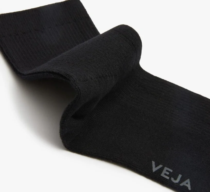 Meia VEJA Everyday Algodão Preto | Acessórios VEJA 2
