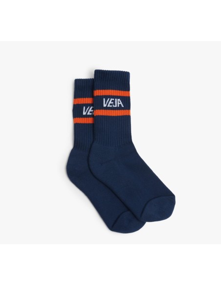 Meia VEJA Iconic Azul Branco Laranja | Acessórios VEJA