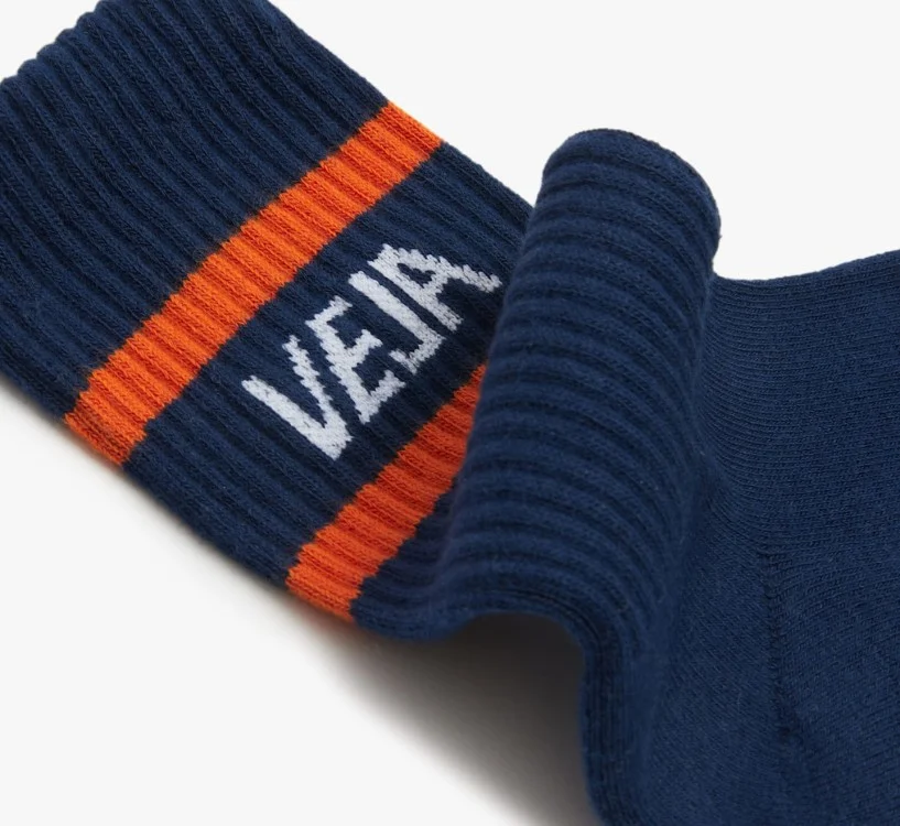 Meia VEJA Iconic Azul Branco Laranja | Acessórios VEJA 2