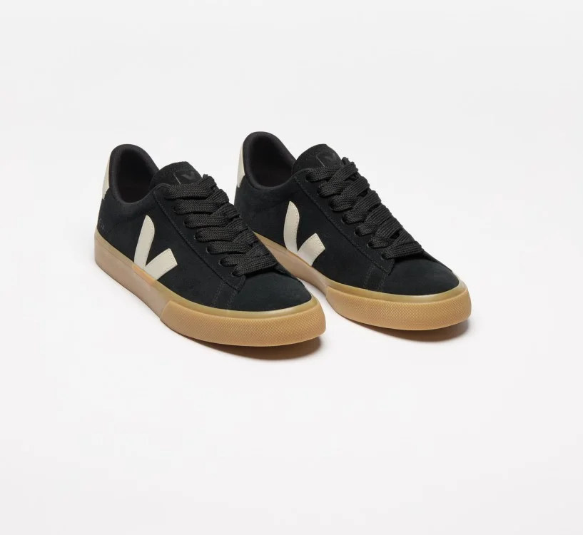 Tênis VEJA Masculino Campo Bold Suede Preto Pierre VEJA - VERT Oficial 2