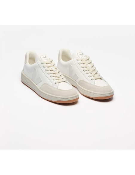 Tênis VEJA Masculino V-12 B-Mesh Branco Natural VEJA - VERT Oficial