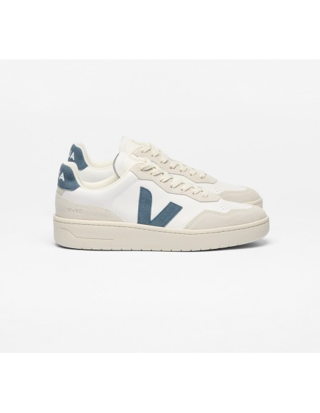 Tênis VEJA Masculino V-90 Couro Branco California VEJA - VERT Oficial