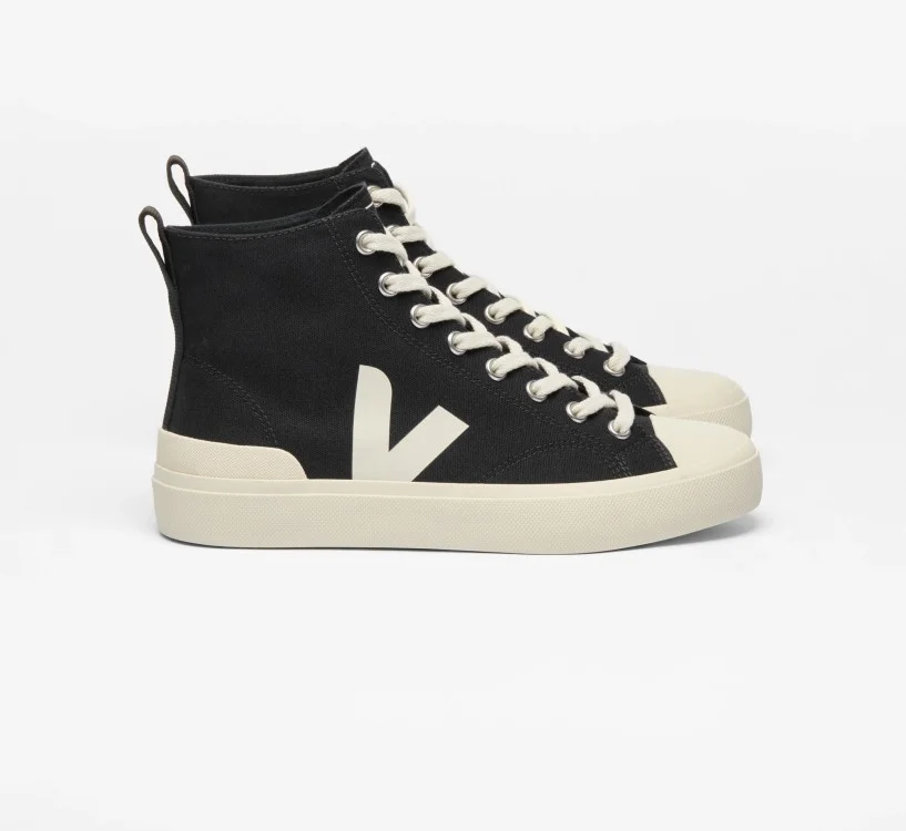 Tênis VEJA Feminino Wata II Algodão Preto Pierre VEJA - VERT Oficial