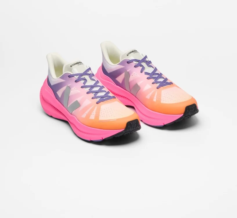 Tênis de Corrida Feminino VEJA x LIVE! Condor 3 Advanced Multico Pink 2