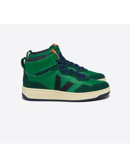 Tênis VEJA Masculino V-95 Couro Emeraude Preto VEJA - VERT Oficial