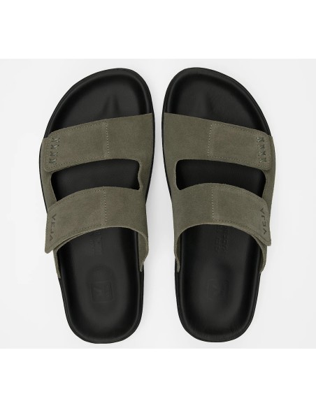 Sandália VEJA Masculino Etna Suede Kaki Preto VEJA - VERT Oficial