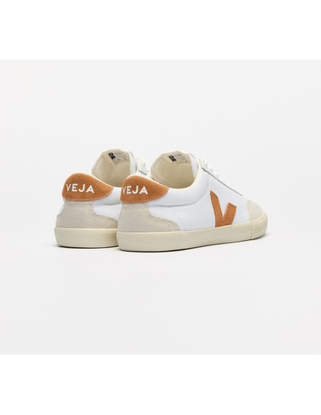Tênis VEJA Masculino Volley Lona Branco Umber VEJA - VERT Oficial