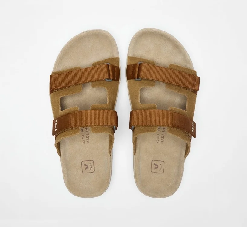 Sandália VEJA VERT Masculina Arpoardor Camurça Tent Cognac 2