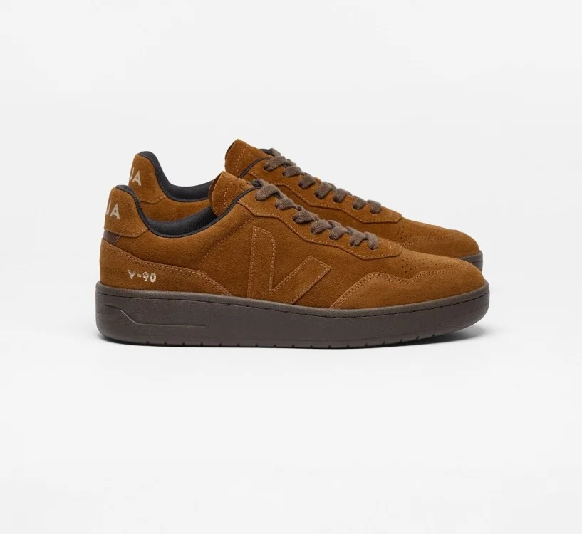 Tênis VEJA VERT Feminino V-90 Camurça Cognac Eagle