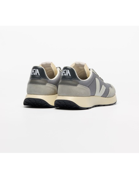 Tênis VEJA VERT Masculino Paulistana Tecido Alveomesh Cinza Natural
