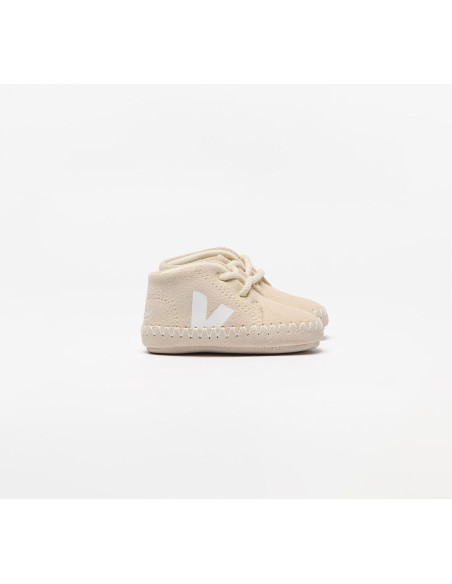 Tênis VEJA VERT Infantil Baby Camurça Sable Bonpoint