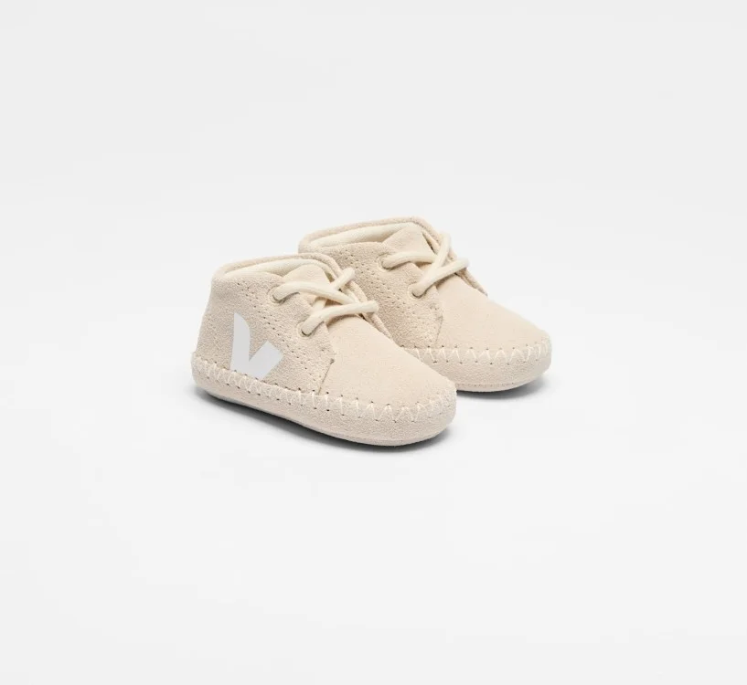 Tênis VEJA VERT Infantil Baby Camurça Sable Bonpoint 2