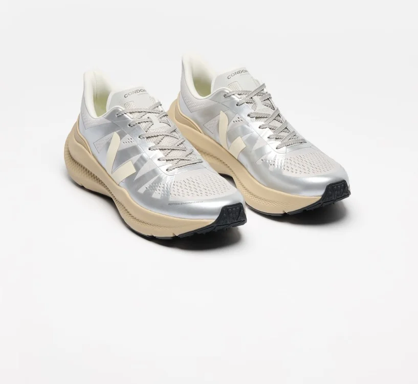 Tênis VEJA VERT Feminino Condor 3 Advanced Prata Areia 2