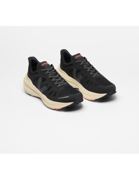 Tênis VEJA VERT Feminino Condor 3 Engineered-Mesh Preto Grafite Calcaire