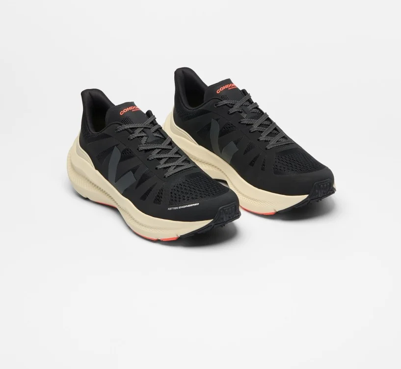 Tênis VEJA VERT Masculino Condor 3 Engineered-Mesh Preto Grafite Calcaire 2