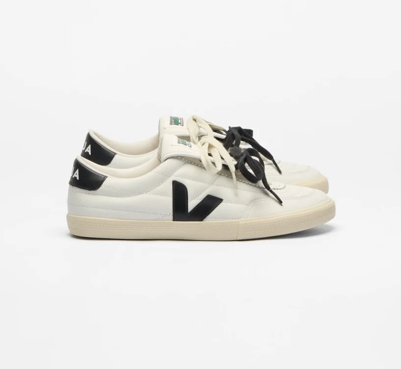 Tênis VEJA VERT Feminino Panenka Couro VEJA X Magliano Branco