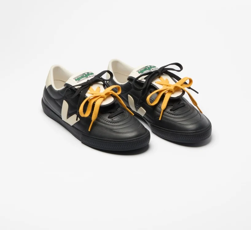 Tênis VEJA VERT Feminino Panenka Couro VEJA X Magliano Preto 2