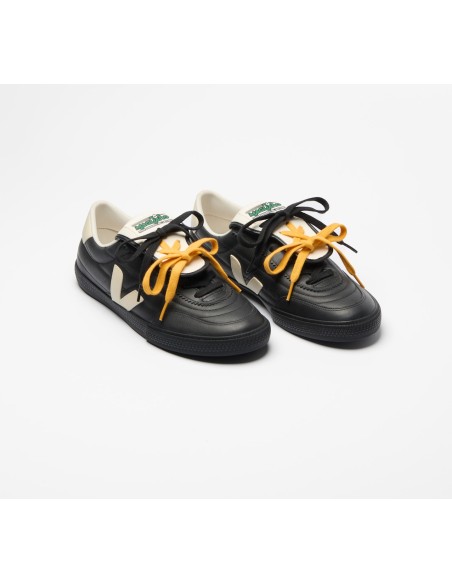 Tênis VEJA VERT Feminino Panenka Couro VEJA X Magliano Preto