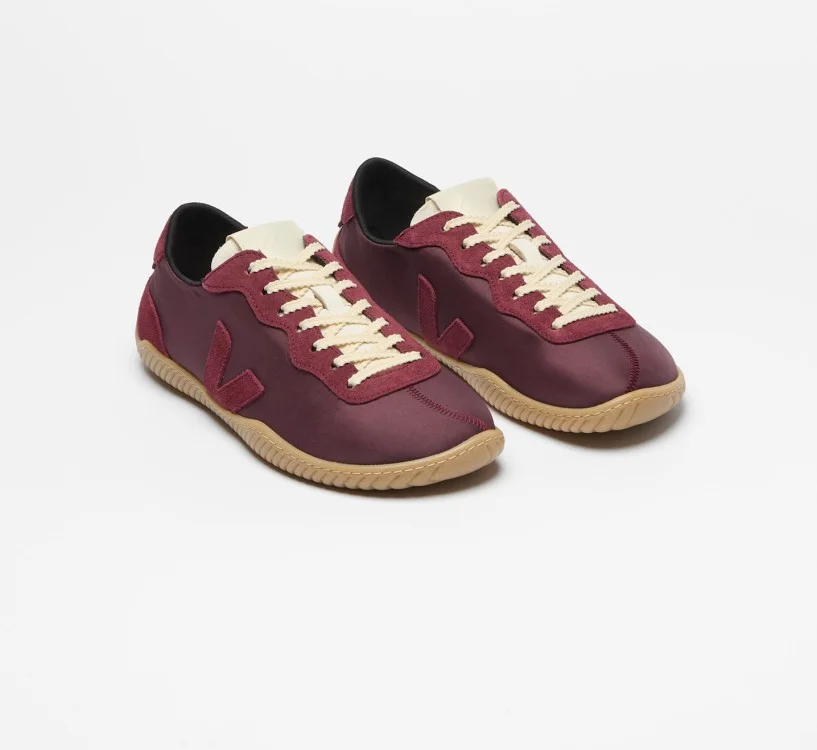 Tênis VEJA VERT Feminino Jitsu Nolyn VEJA X BASERANGE Amarante 2