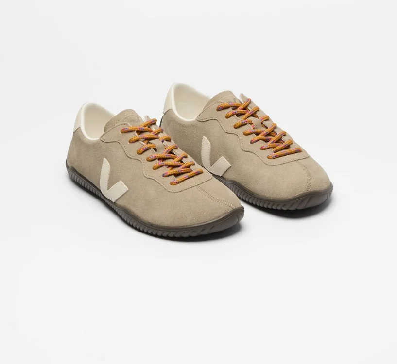 Tênis VEJA VERT Feminino Jitsu Camurça Taupe Pierre Eagle 2