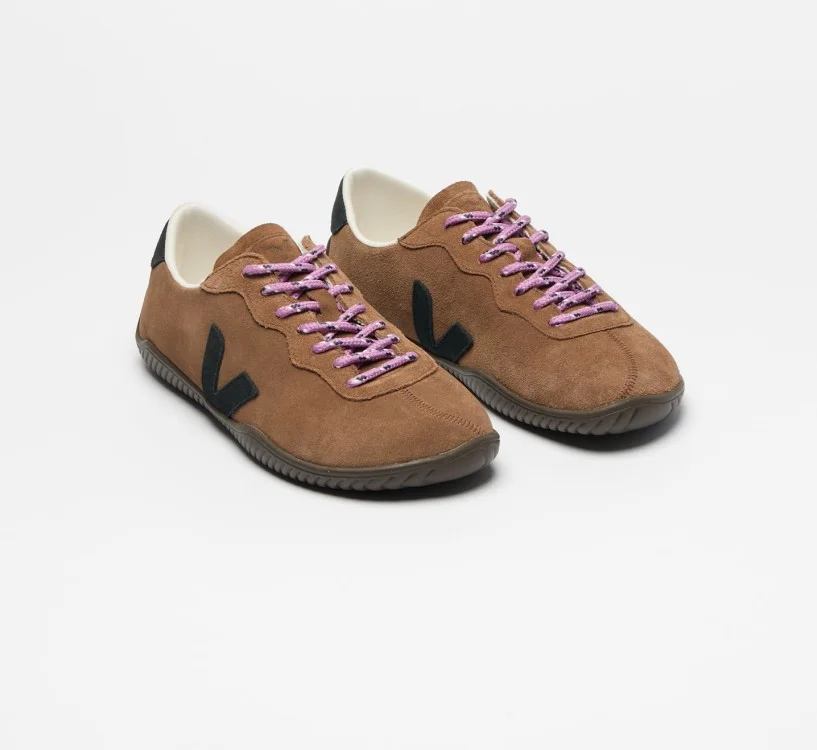 Tênis VEJA VERT Feminino Jitsu Camurça Marrom Preto Eagle 2