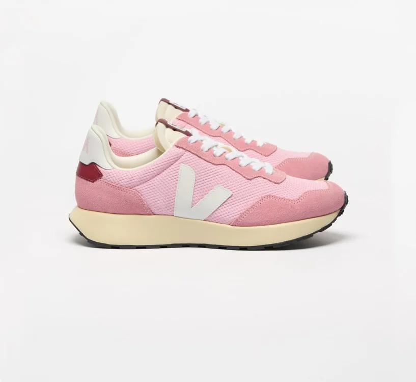 Tênis VEJA VERT Feminino Paulistana Alveomesh Guimauve Branco
