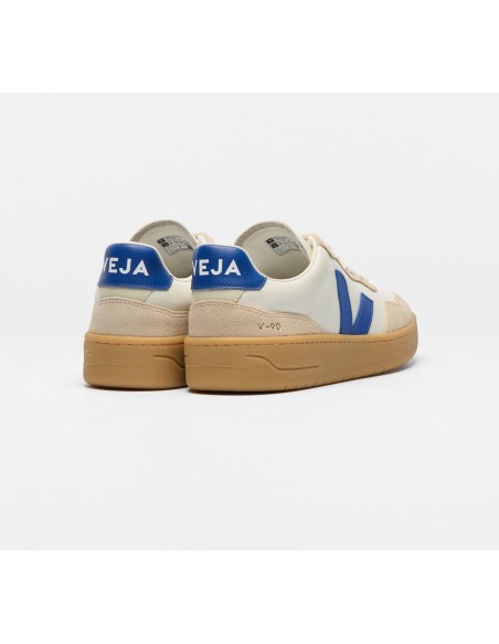 Tênis VEJA VERT Feminino V-90 Couro Atlantique Almond Natural