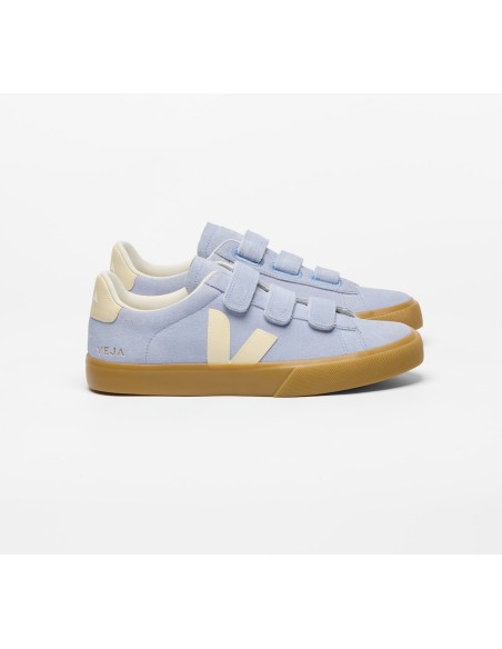Tênis VEJA VERT Feminino Recife Camurça Olympe Calcaire Natural