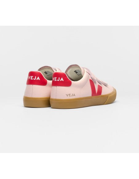 Tênis VEJA VERT Feminino Recife Couro Petale Pekin Natural