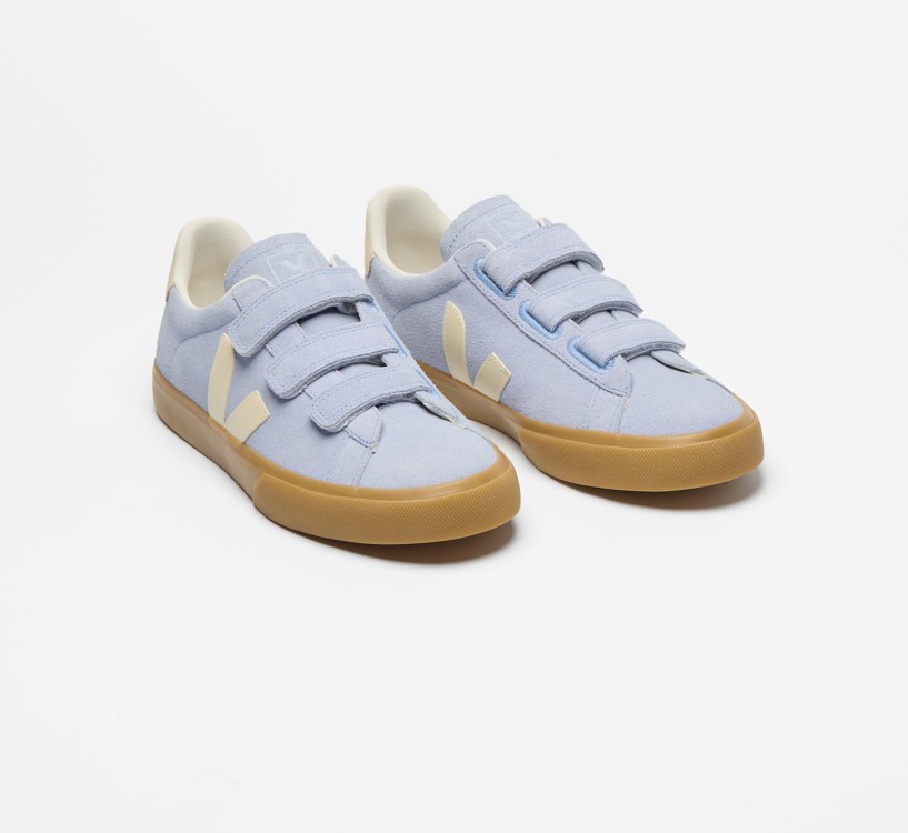 Tênis VEJA VERT Masculino Recife Camurça Olympe Calcaire Natural 2