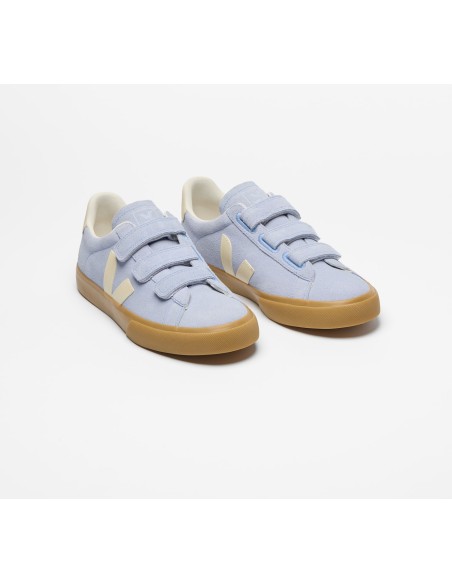 Tênis VEJA VERT Masculino Recife Camurça Olympe Calcaire Natural