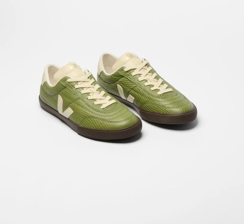 Tênis VEJA VERT Masculino Panenka Couro Kiwi 2