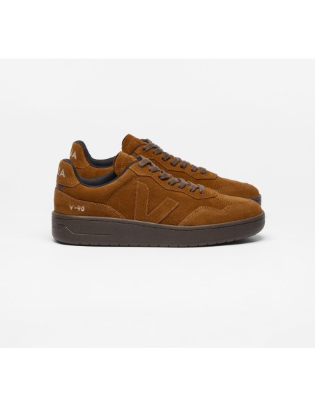 Tênis VEJA VERT Masculino V-90 Camurça Cognac Eagle