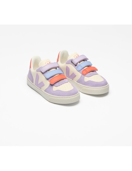 V-10 LEATHER CASHEW MULTICO ORCHID JUNIOR