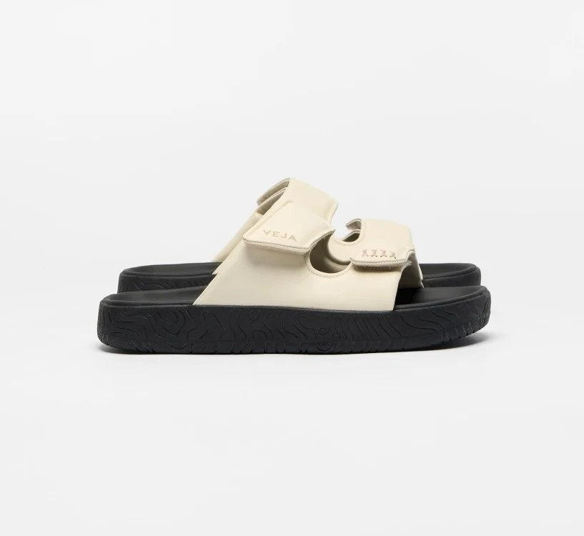 Sandália VEJA VERT Feminina Etna Bold Couro Cashew