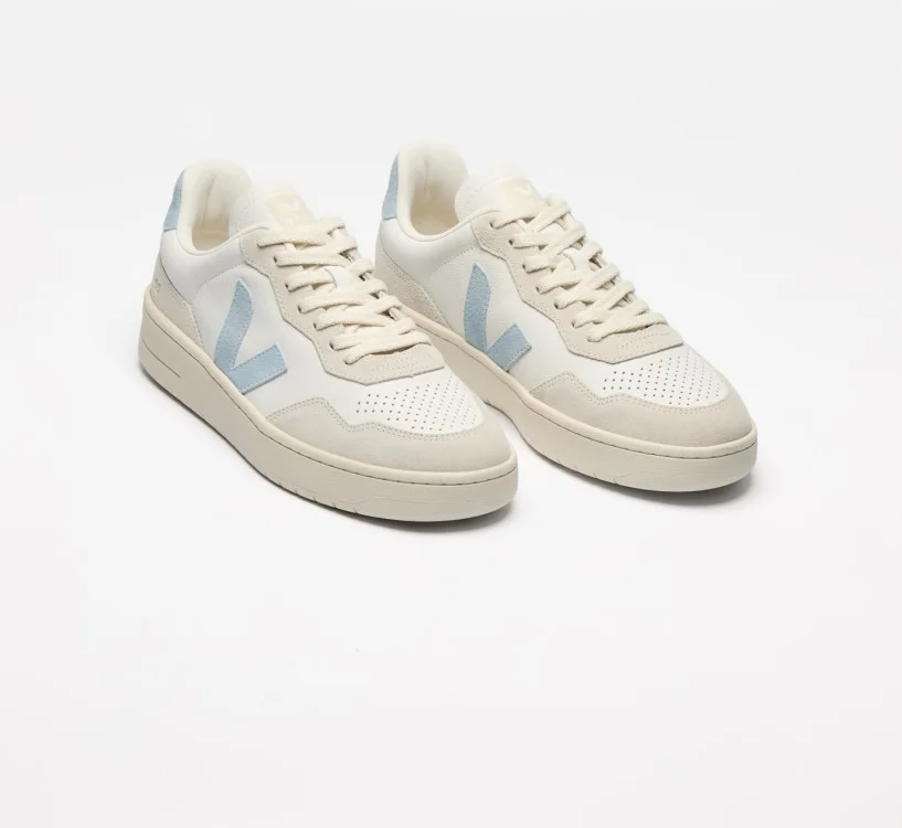 Tênis VEJA Feminino V-90 Couro Branco Steel VEJA - VERT Oficial 2