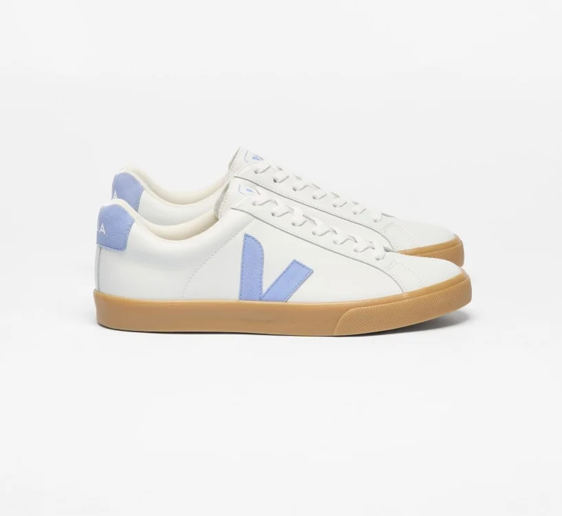 Tênis VEJA Feminino Esplar Couro Branco Olympe Natural