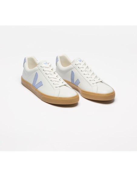 Tênis VEJA Feminino Esplar Couro Branco Olympe Natural