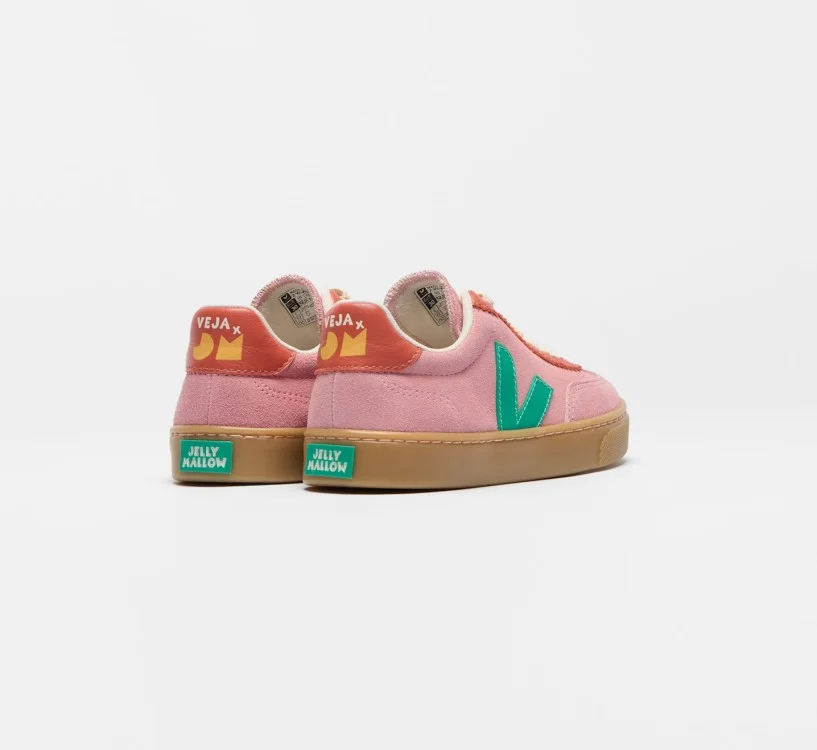 Tênis VEJA VERT Infantil VEJA X Jelly Mallow Camurça Mary 2