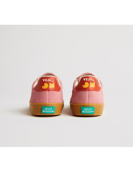 Tênis VEJA VERT Infantil VEJA X Jelly Mallow Camurça Mary
