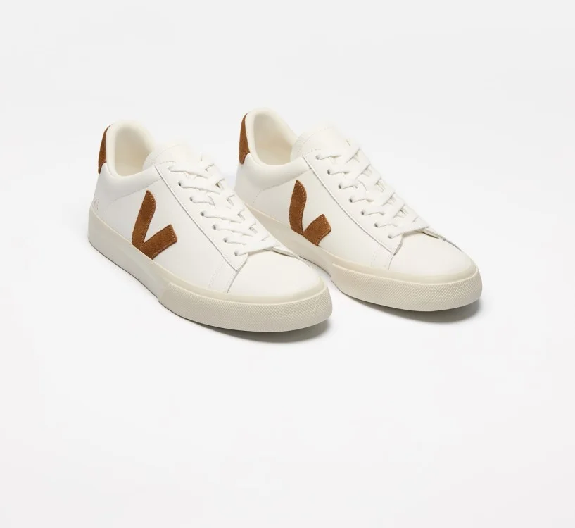 Tênis VEJA Feminino Campo Couro Branco Cognac VEJA - VERT Oficial 2